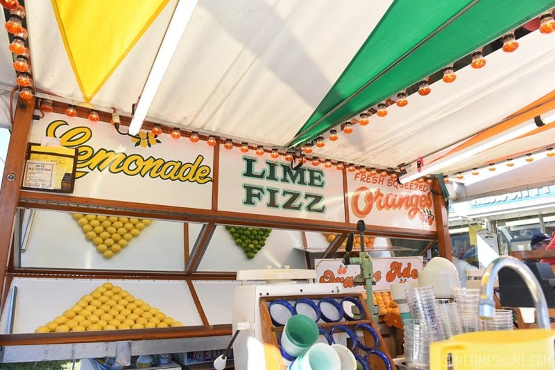 North Carolina State Fair photos on Sometimes Home travel blog by photographer Mikkel Paige. The fair has games and fun houses in addition to lots of food options.