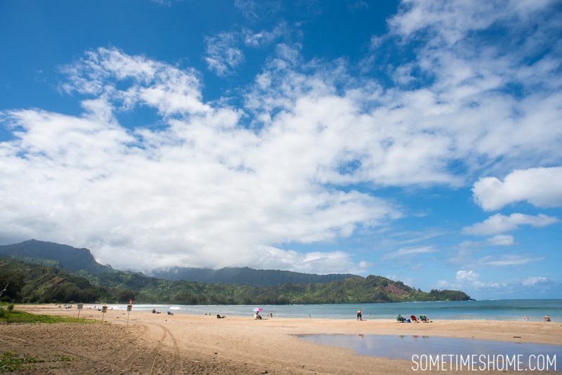 What to do and see in north Kauai, Hawaii, Hanalei Bay photo on Sometimes Home travel blog by Mikkel Paige.