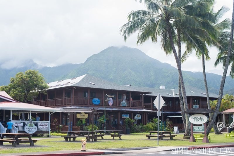 What to do and see in north Kauai, Hawaii, Hanalei Bay town photo on Sometimes Home travel blog by Mikkel Paige.