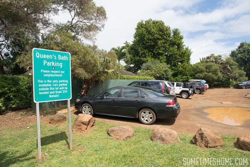 Queens Bath in Princeville, on Kauai, Hawaii. What to do and see in the north end of the island by Sometimes Home travel blog with images by Mikkel Paige.