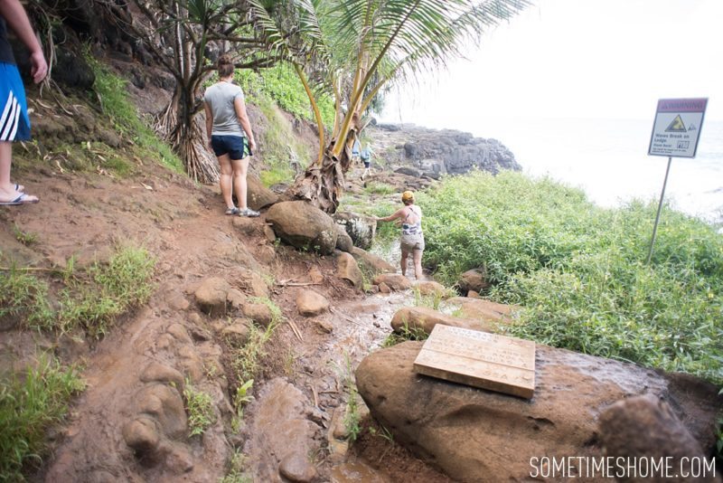 Queens Bath in Princeville, on Kauai, Hawaii. What to do and see in the north end of the island by Sometimes Home travel blog with images by Mikkel Paige.