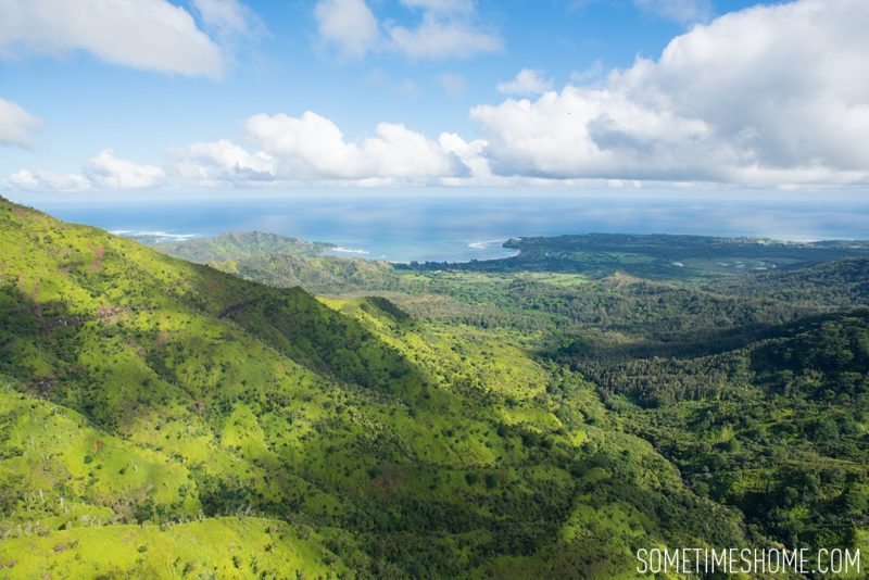 Travel tips on Hawaii, south and east ends of Kauai by Mikkel Paige. Jack Harter Helicopter Tours with aerial views of the island.