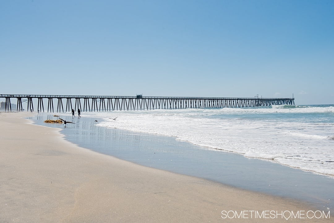 The best photo location in Rosarito Beach, Mexico. This beautiful beach city is in the Baja California peninsula south of San Diego. It's a great day trip that offers sunsets, ocean views and great hotels, resorts and spas. Click through to see picture ideas for your visit! #RosaritoBeach #BajaCalifornia #SanDiegoDayTrip #RosaritoMexico #Mexico #AtlanticOcean