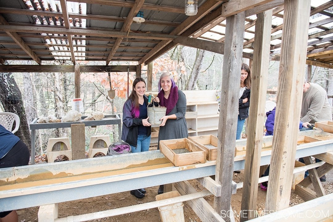 What to do on a rainy day in Boone, NC. Photos and activities on Sometimes Home travel blog. Picture at Foggy Mountain Gem Mine.