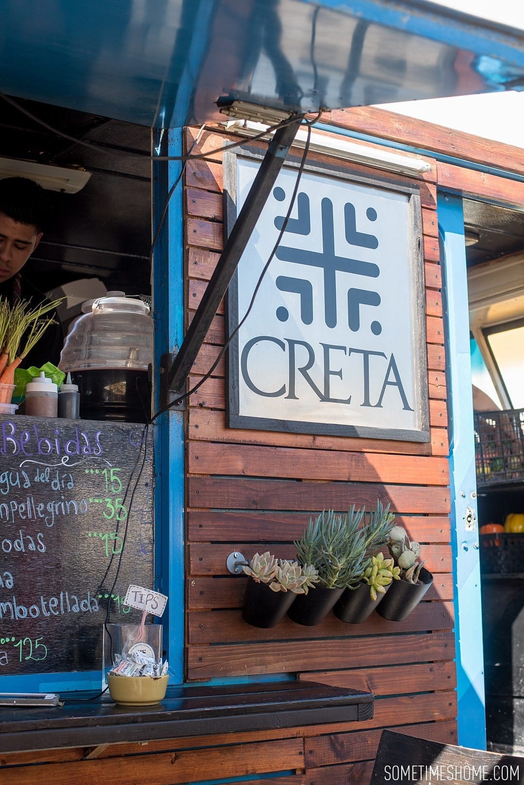 Travel photos and ideas in Tijauna, Mexico with hipster spot Telefonica Gastropark food truck hotspot on Sometimes Home blog.