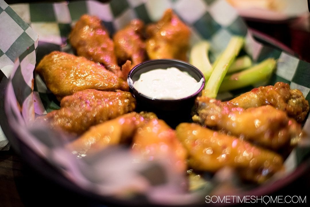 Why a Trip to Buffalo Had Me in Disbelief with Bar Bill Tavern photos of Buffalo wings on Sometimes Home travel blog.