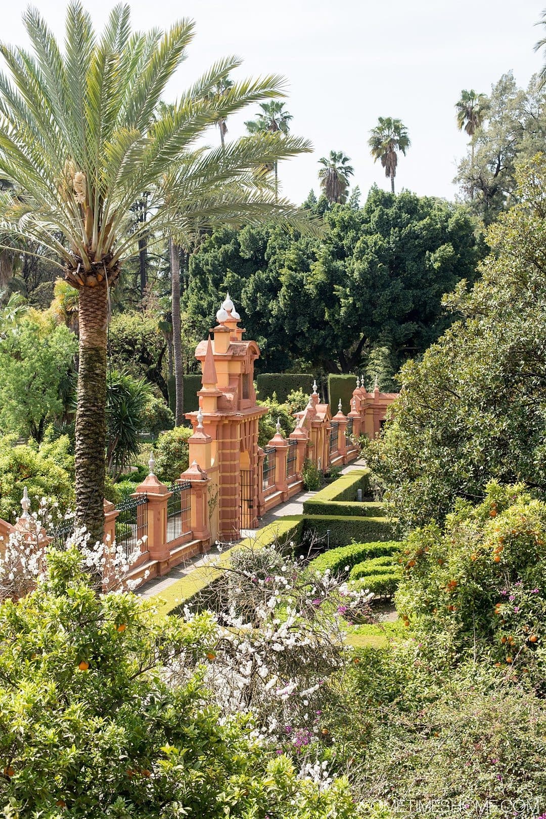 You Haven't Seen Seville Until You've Visited These 3 Sites, by Sometimes Home travel blog. Photo of Real Alcazar exterior gardens.