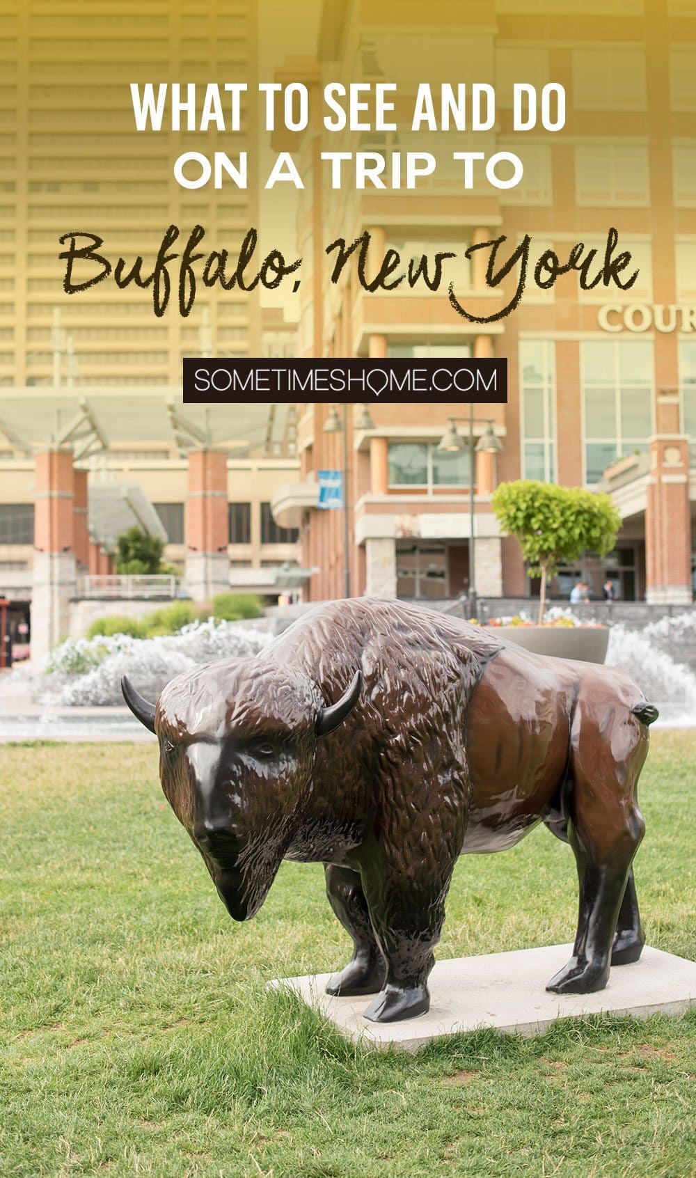 Things to do in Buffalo, NY including great restaurants to get the best food, some top neighborhoods and hidden gems, and architecture whether winter, summer, fall or spring. Sometimes Home posts all the details and photography in this informative article! #BuffaloNY #BuffaloNiagara