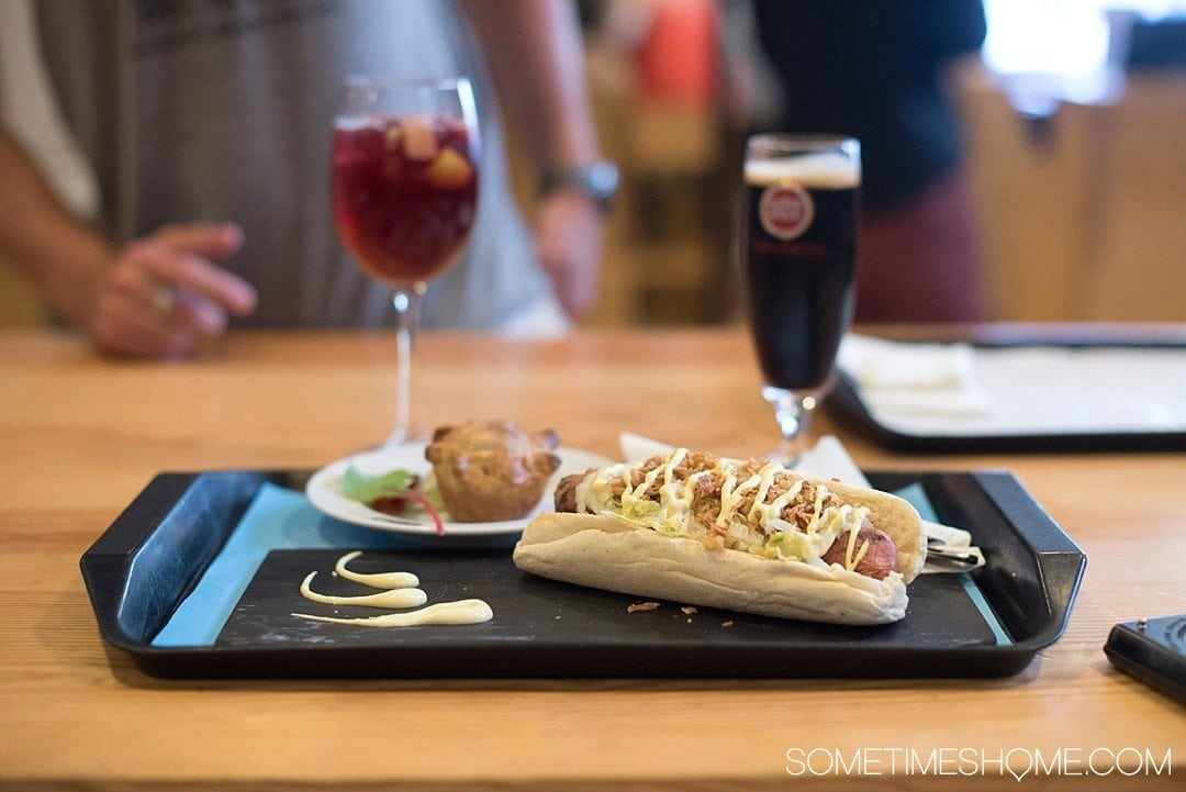 Why Lisbon is the Best City in Europe on Sometimes Home travel blog. Photo of food from Time Out hall.