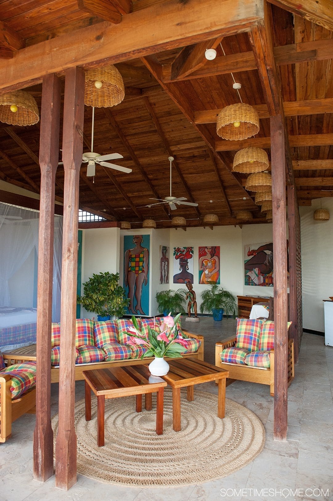 Your Questions Answered: Jade Mountain St. Lucia on Sometimes Home travel blog. Photo of a room at their sister resort Anse Chastanet.