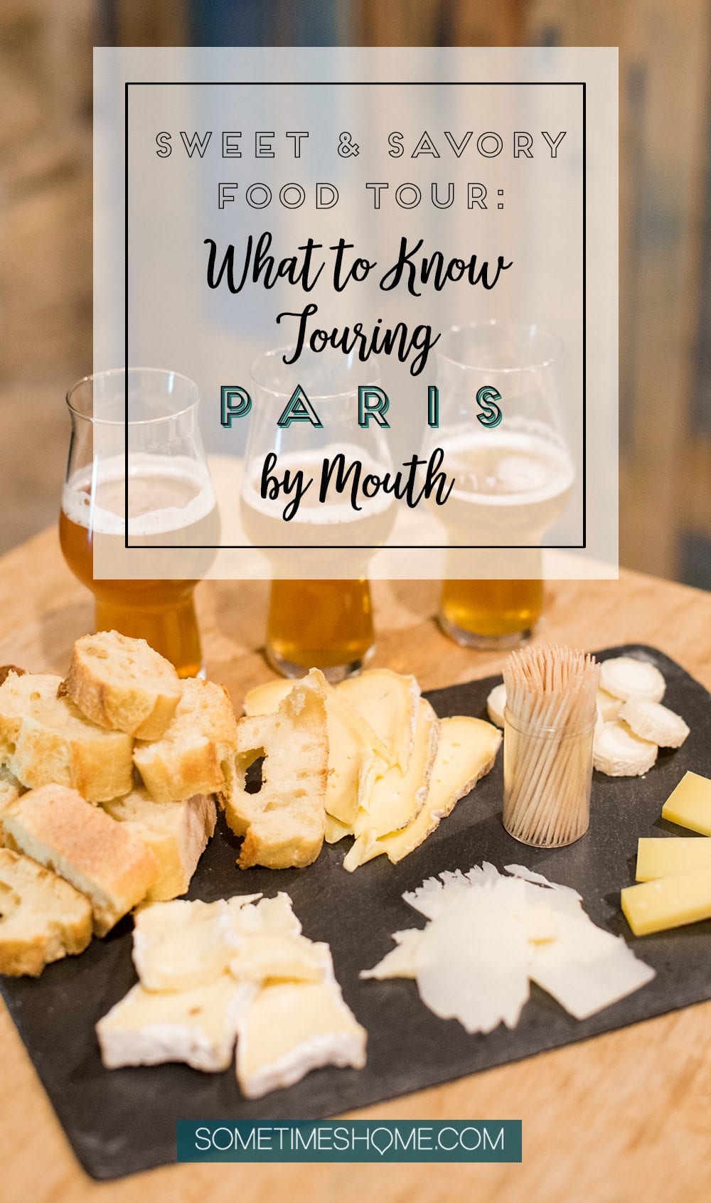 Edible Paris by Mouth Tours on Sometimes Home travel blog. A wonderful Paris food tour with a knowledgable guide, through a popular market in the city. 