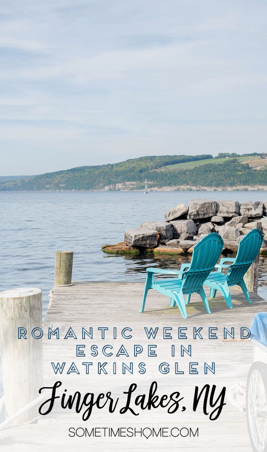 Romantic places in New York State with a weekend trip to Watkins Glen. Take a road trip from NYC to this Finger Lakes destination. Click through to see exactly what activities make it so romantic! #FingerLakesVacations #RomanticGetawayAdvenutres