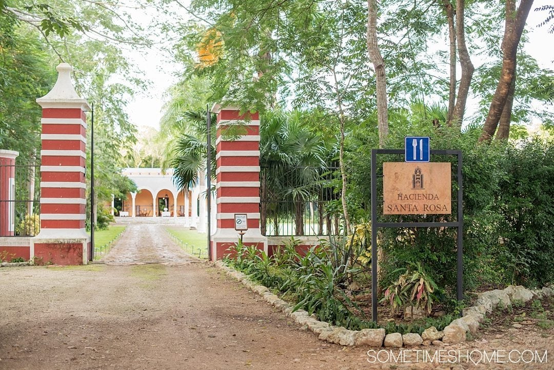 Hacienda Santa Rosa Review and Photos, a Merida Mexico hotel. Image of the entrance to The Luxury Collection, Starwood hotel.