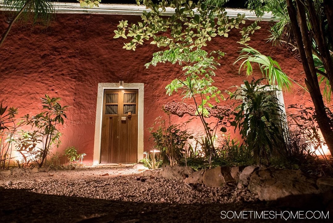 Hacienda Santa Rosa Review and Photos, a Merida Mexico hotel. Image of the The Luxury Collection, Starwood hotel at night.