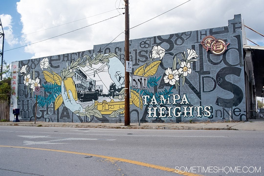 Photography of murals in the city of Tampa Bay, Florida. This is a free activity to partake in and is mostly located in the downtown neighborhood of The Heights. Embark on an adventure to take Instagram worthy pictures as we share where to find the best graffiti art of its kind. Click through to read which inspired us most and exactly where they’re located. #TampaBay #TampaFlorida #StreetArt #Murals #Graffiti