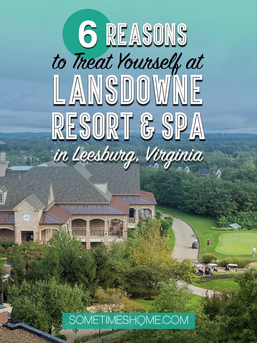 The prettiest resort and spa in Leesburg, VA, Lansdowne. The view of the Virginia mountains is perfect during spring, summer, winter and fall and the photography opportunities are endless! There are plenty of things to do and it's close to wineries and great restaurants. Click through for the 6 reasons you should treat yourself to an overnight! #LeesburgVA #VirginiaResortsandSpas #VASpas #VirginiaSpas #GirlsweekendVA #LuxuryHotelsinVA #Virigniatravel #VisitVirginia #LoudounCounty