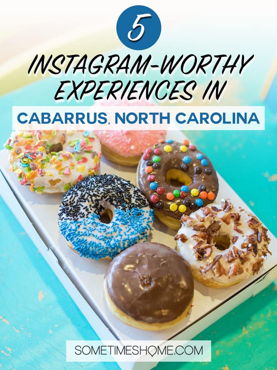 Things to do in Cabarrus, County North Carolina, just outside of Charlotte. It's easy to travel to this Instagram worthy destination, just three hours west from Raleigh and a short road trip east of the mountains in Asheville. Consider it for a great weekend vacation whether spring, summer winter or fall. Click through to see our complete list of photography spots we loved! #NorthCarolina #SometimesHome #CabarrusCounty #VisitNorthCarolina #CabarrusCountyNC