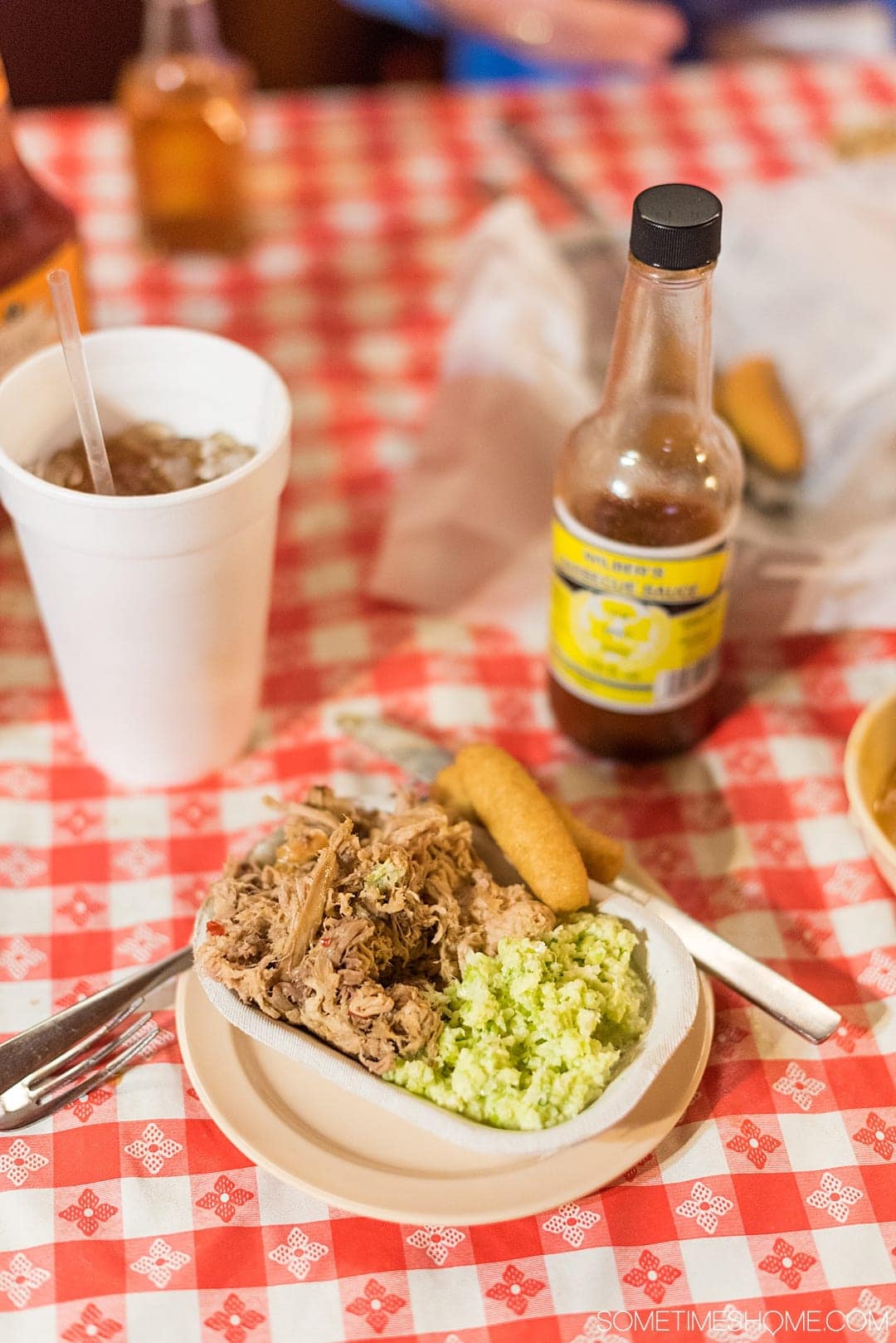 Goldsboro NC BBQ is a force to be reckoned with! The eastern vinegar based sauce of barbecue in this United States region can be sampled at a variety of restaurants, on pork, chicken, turkey or more. These restaurants have rubs to delight your taste too. Check out our article about the best places to try these southern delicacy recipes on delicious meats. #NCBBQ #barbecue #BBQ #northcarolina #GoldsboroNC #sometimeshome #vinegarBBQ #WilbersBBQ #Wilbers