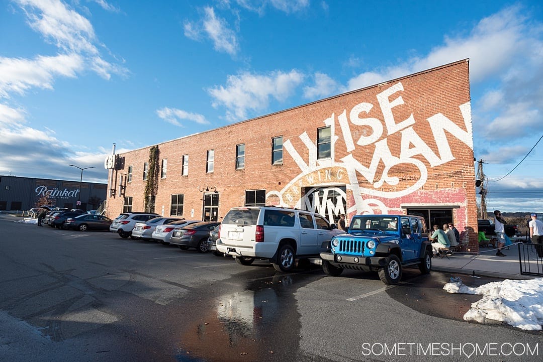 Ideas for Winston Salem attractions and things to do in North Carolina, from downtown art murals to restaurants. This beautiful NC city is a great weekend trip or overnight anywhere on the east coast for travel enthusiasts. #VisitNC #NorthCarolina #WinstonSalem #sometimeshome #eastcoasttravel #piedmontNC #ncbreweries #wisemanbrewery