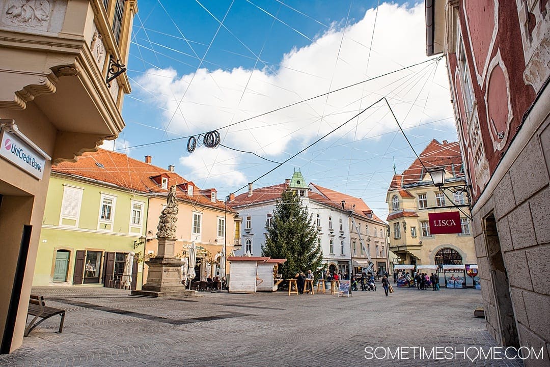 Ptuj Slovenia is a beautiful travel destination for your vacation in Slovenia. Our photography of this centuries old town with roots in the Stone Age, including architecture and nature, will inspire you to stop here on your roadtrip itinerary to see the sites, meet the people and experience the culture. #Sometimesome #Ptuj #Slovenia