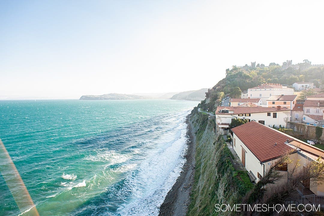 Travel to this city and read our our favorite things to do in Piran, Slovenia, a beautiful coastal town on the Adriatic Sea. You'll love watching the sunrise and sunset from the beach or your hotel, trying the food, its European squares and photography opportunities. #Sometimesome #Piran #Slovenia #AdriaticCoast #AdriaticSea