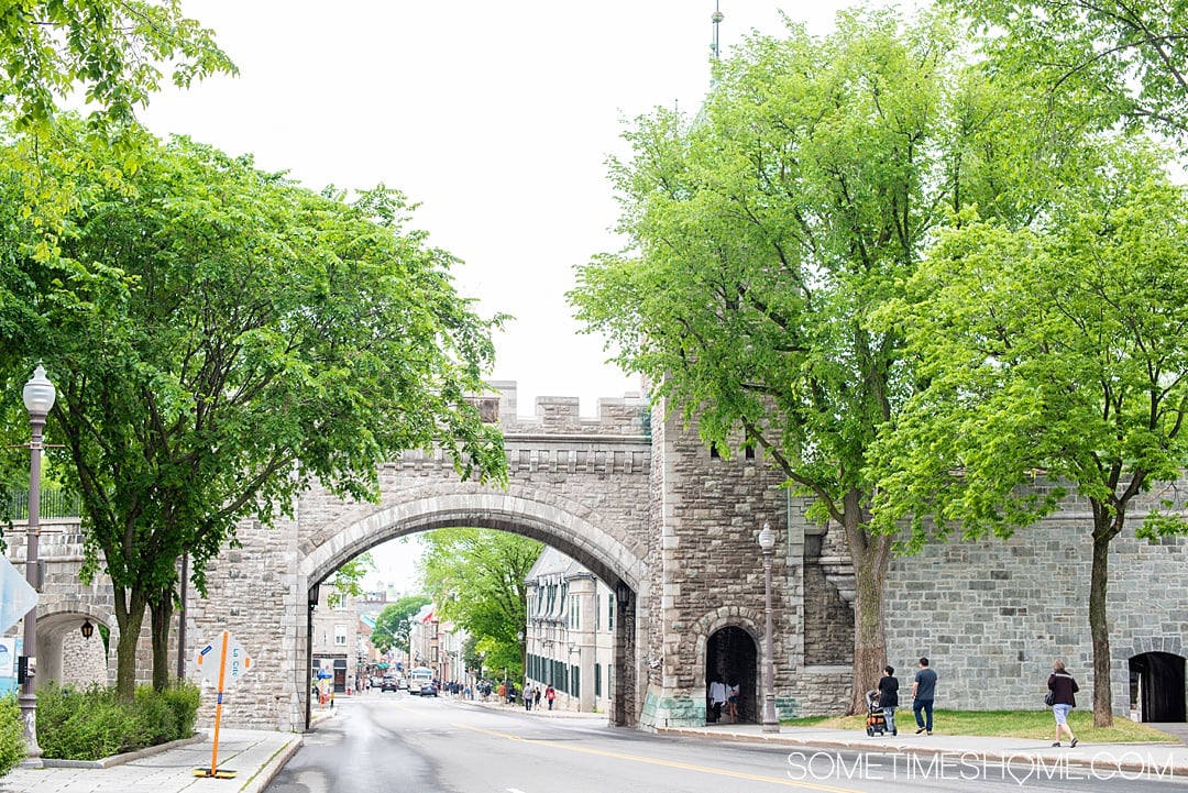 Things to do and see in Quebec City in 24 hours, in Canada. This French-speaking province is packed with history and beautiful city scenes. From a hotel that looks like a castle, to Instagram-worthy travel photography locations (including a garden and parliament) to a food store from the 1800s! #quebeccite #quebeccity #sometimeshome #Canada