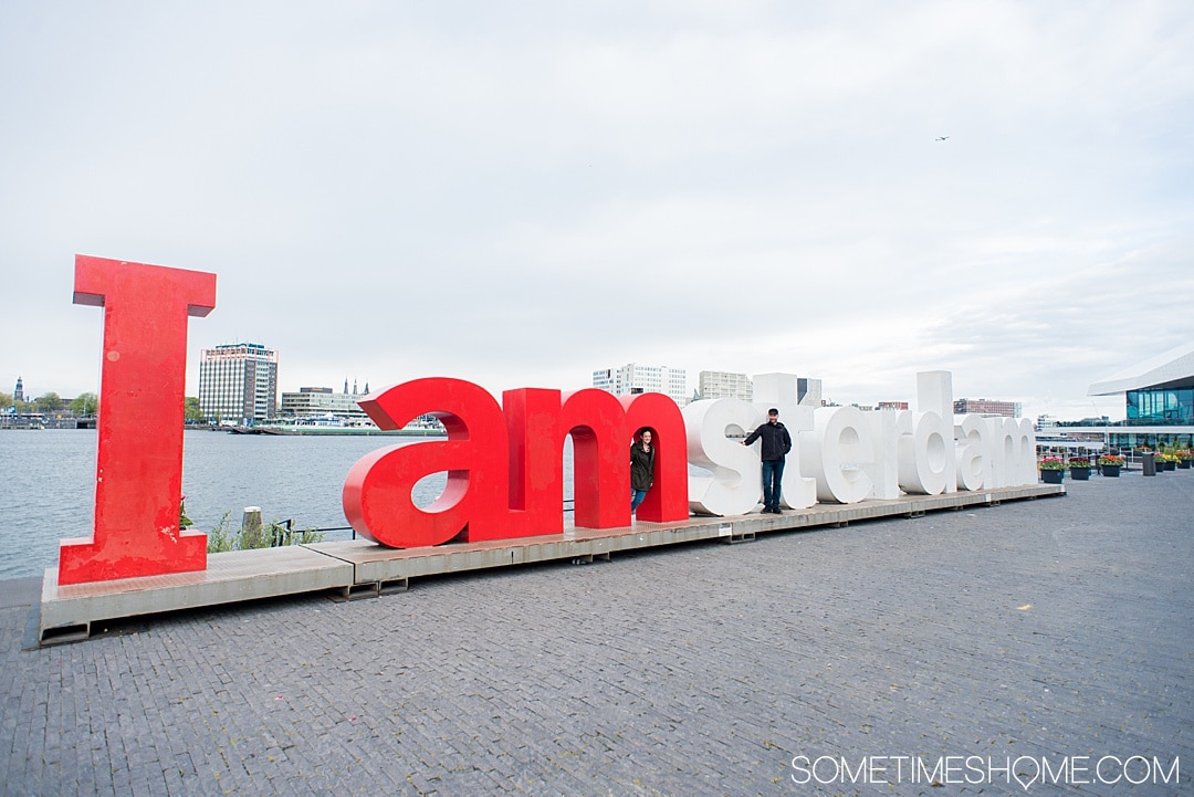 Things to do in Amsterdam no matter the season, winter, spring, summer or fall. Including free landmarks, great food, fun walks, romantic canal cruises and Dutch delights in this fun European city. #SometimesHome #TheNetherlands #Dutch #Amsterdam #ThingstoDo 