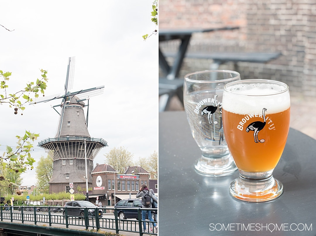 Traditional Dutch foods and drinks to taste in The Netherlands. From Amsterdam desserts to drinks in Holland, cheese in the countryside and more we have your list of snacks and sweets to taste including Herring fish, mini pancakes poffertjes, and stroopwafels. #SometimesHome #TheNetherlands #TraditionalFoods #Dutch #Holland #TypicalCuisine #DutchBeer #DutchFood #AmsterdamArea
