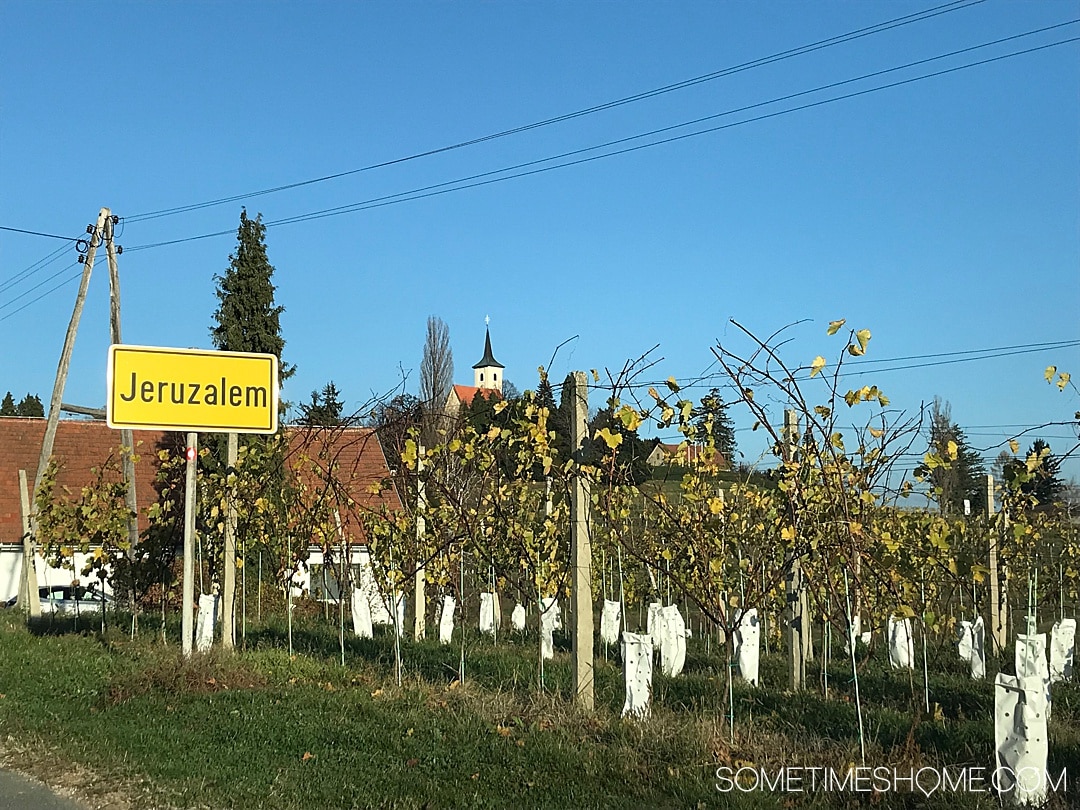 Wondering what things to do with two days in Maribor, Slovenia? From great food at one of the best restaurants in the nation, to wine and travel to vineyards, to ideal photography spots we have the best itinerary for a day in the historic city center and driving around the region. #Maribor #Slovenia #SometimesHome #SloveniaPhotography #jeruzalem