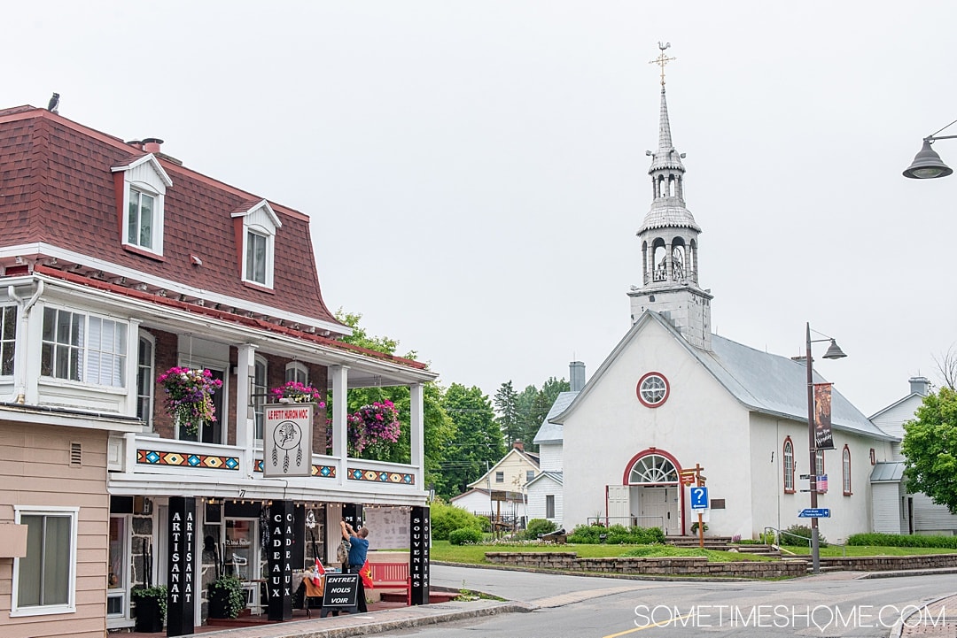 If you're interested in Indigenous North America a two day trip to Wendake Quebec in Canada is a must! We have the information on where to go for beautiful pictures, how to get there, what to do and see and what delicious food to eat. #sometimeshome #indigenouscanada #quebectourism #quebec #wendakequebec #wendake #huronwendat