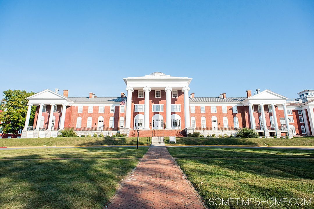 Blackburn Inn luxury boutique hotel facade in Staunton, Virginia.