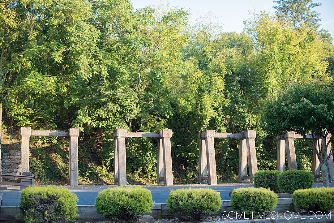 Concrete supports in Staunton, Virginia.