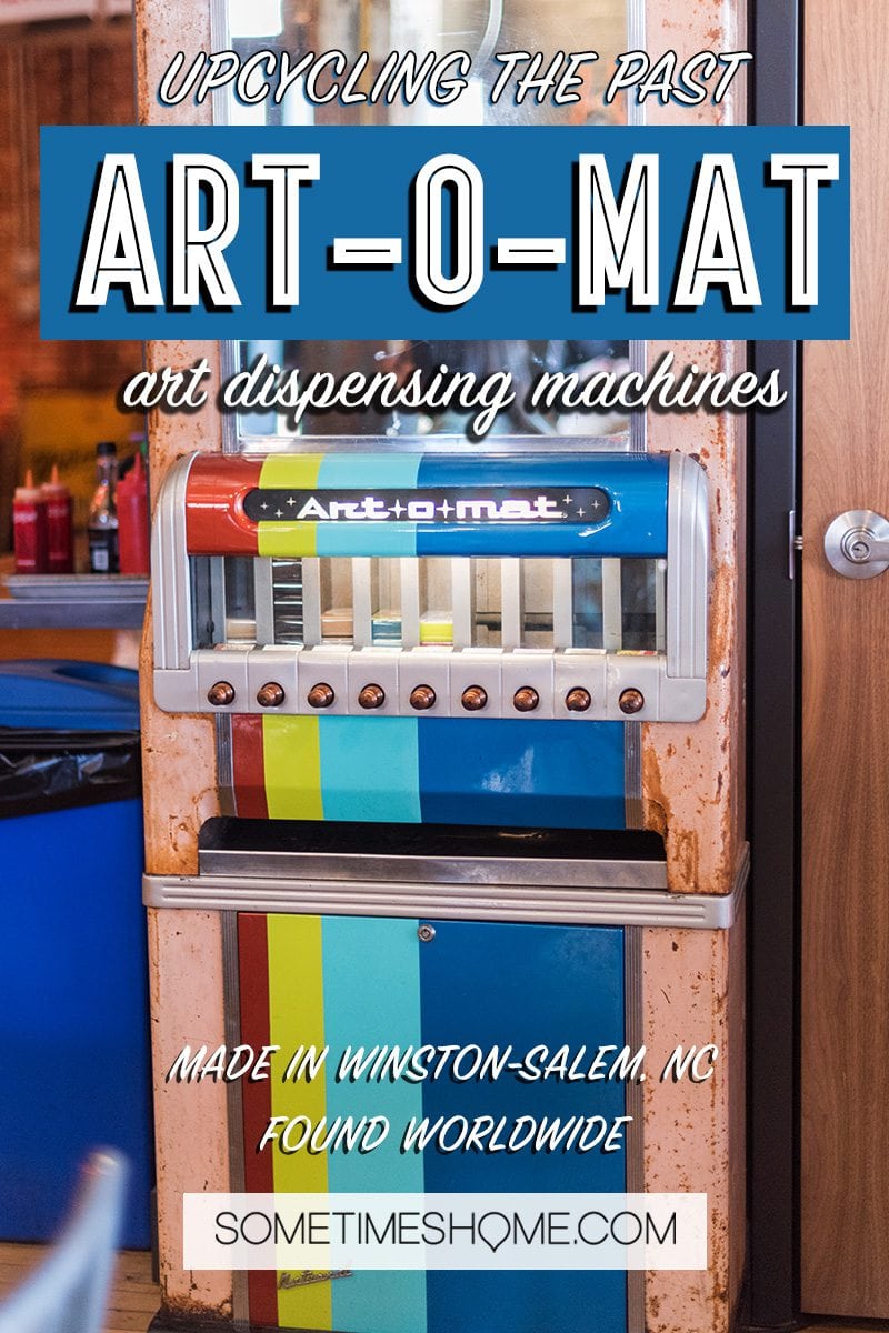 Everything you need to know about Art-o-mat up cycled cigarette dispensers by Clark Whittington, including submissions, democratizing art throughout Winston-Salem North Carolina and beyond, into Las Vegas and across the country.