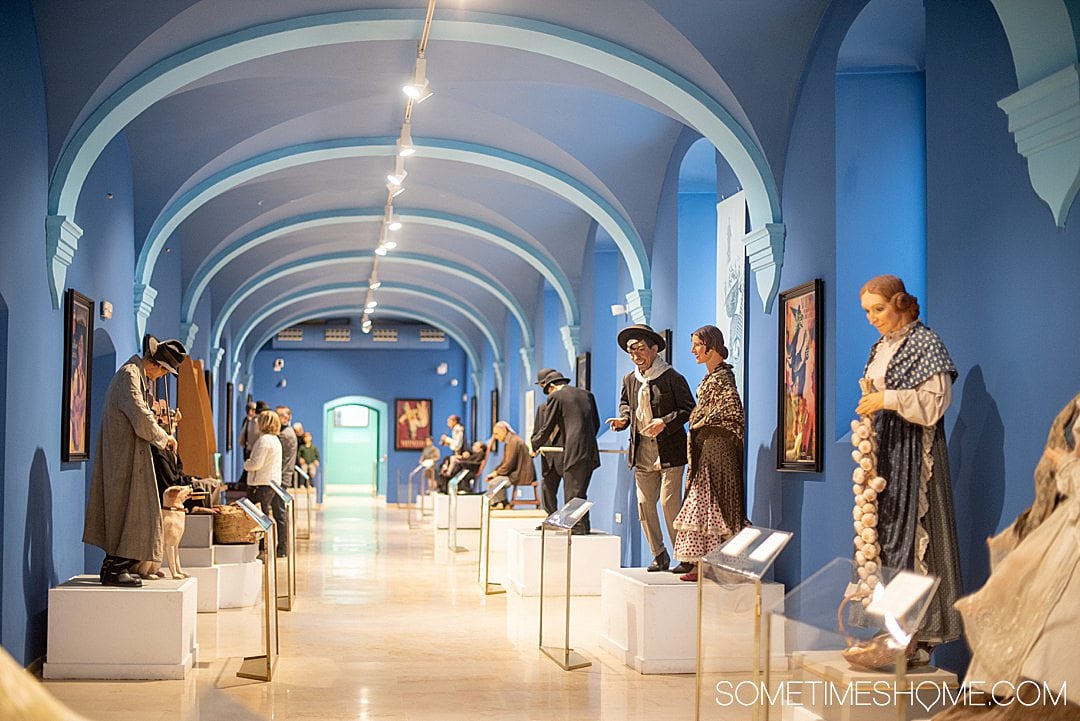 Image of the interior of the Falles Museum in Valencia.