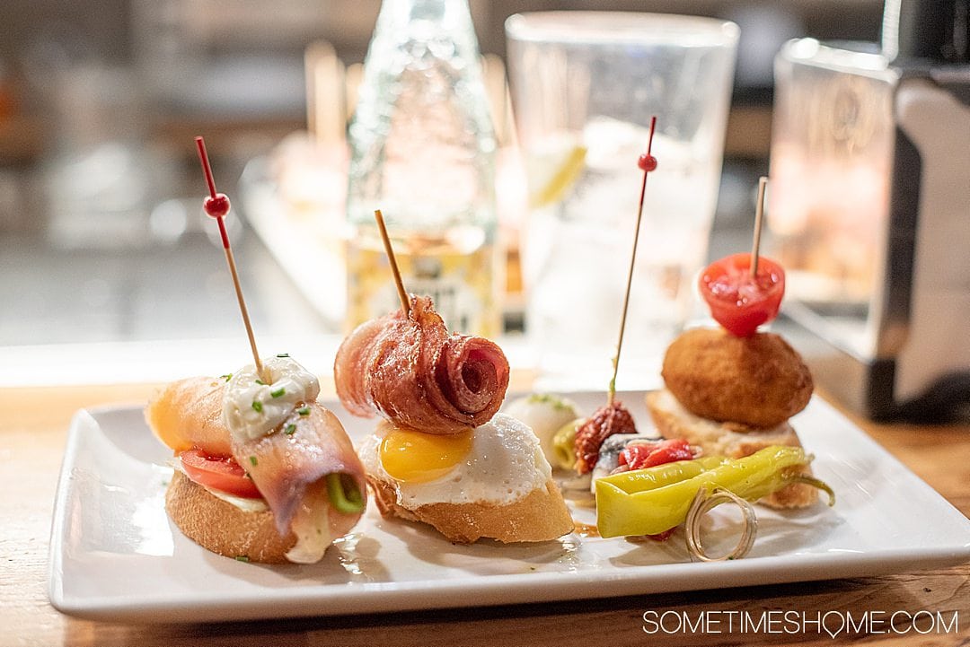 Pincho tapa foods in Barcelona