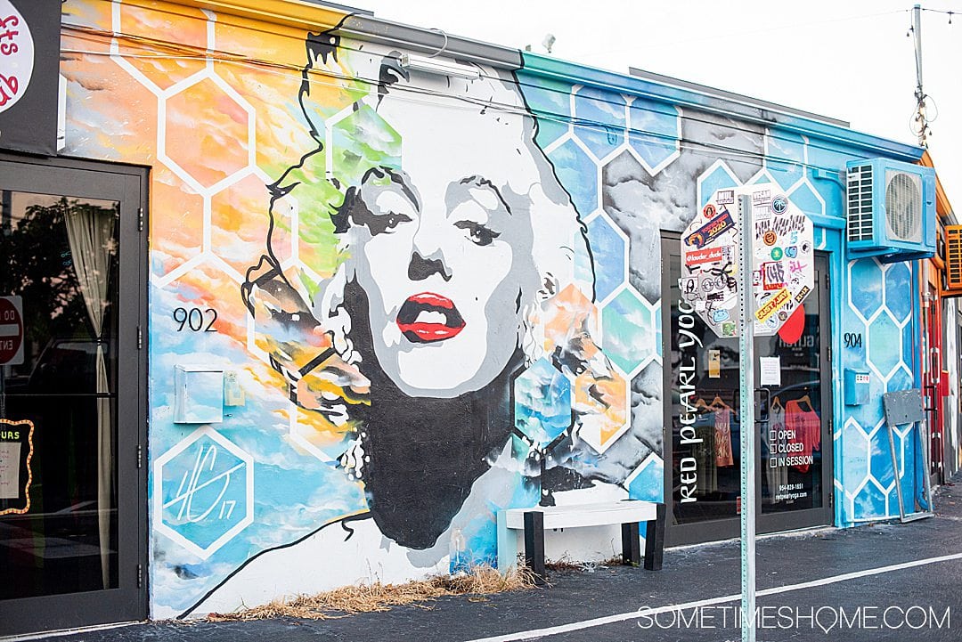 Things to do around Fort Lauderdale, Florida from new locals who lived in Florida for six months. Click through to see the unique places the locals go in this South Florida city including where to find this street art. #SometimesHome #FortLauderdale #Florida