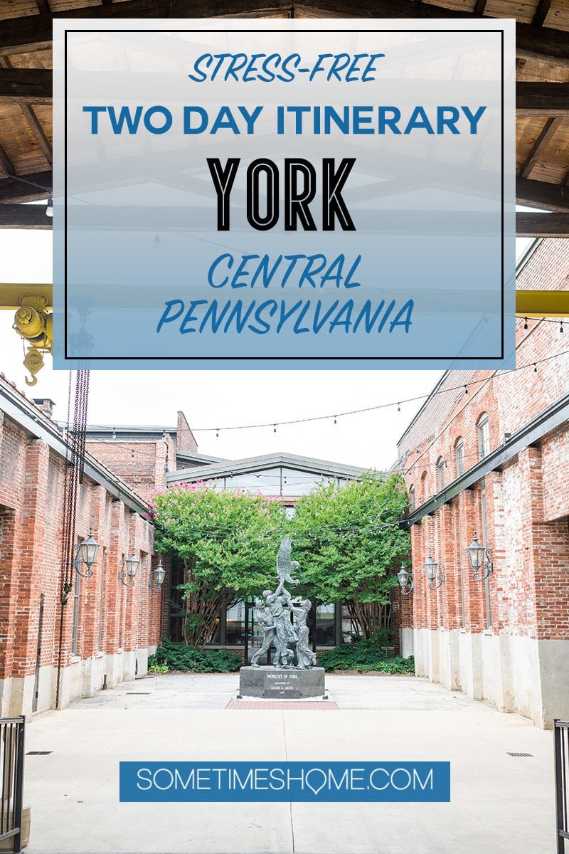 Pinterest graphic for a York, PA post