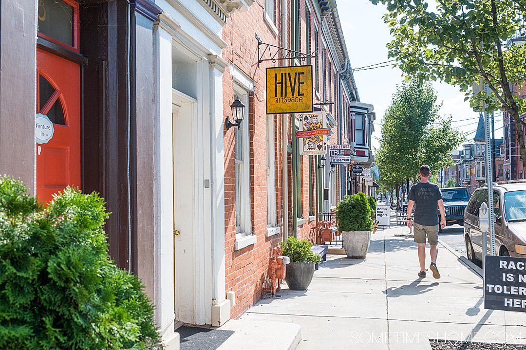 Street in downtown York, PA