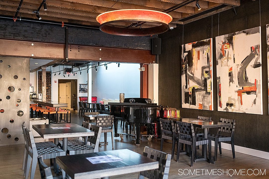 Interior of The Handsome Cab restaurants in downtown York, PA