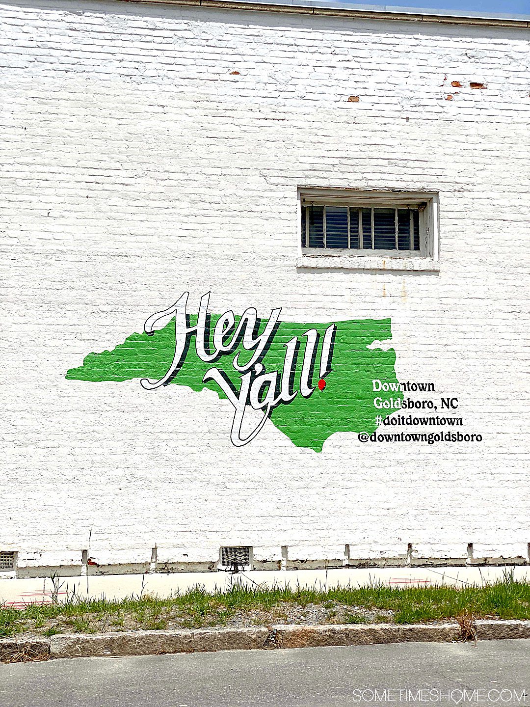 Hey Y'all North Carolina state mural in Goldsboro, NC