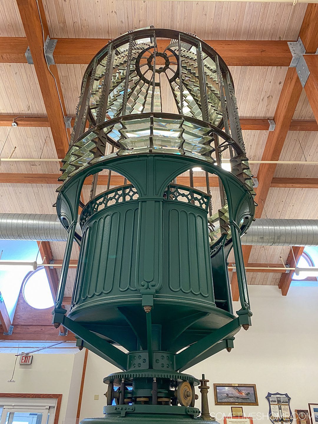 lighthouse fresnel lens at the Graveyard of the Atlantic museum in Hatteras.