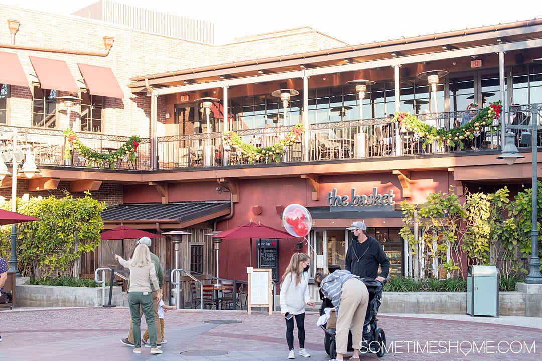 Disney springs happy hour at Walt Disney World at Wine Bar George.