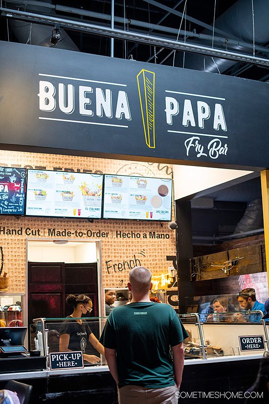 Buena Papa Fry Bar Morgan Street Food Hall - El Americano (the american)