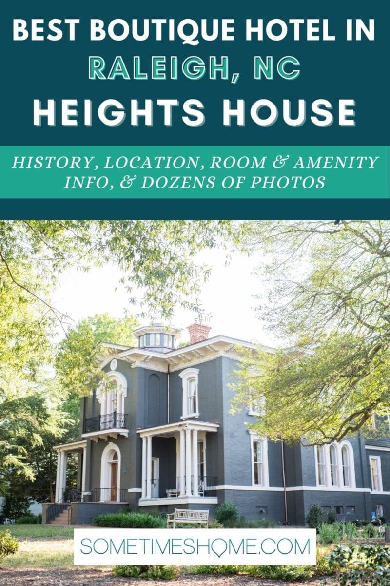 Best Boutique Hotel in Raleigh NC Heights House Hotel, Downtown