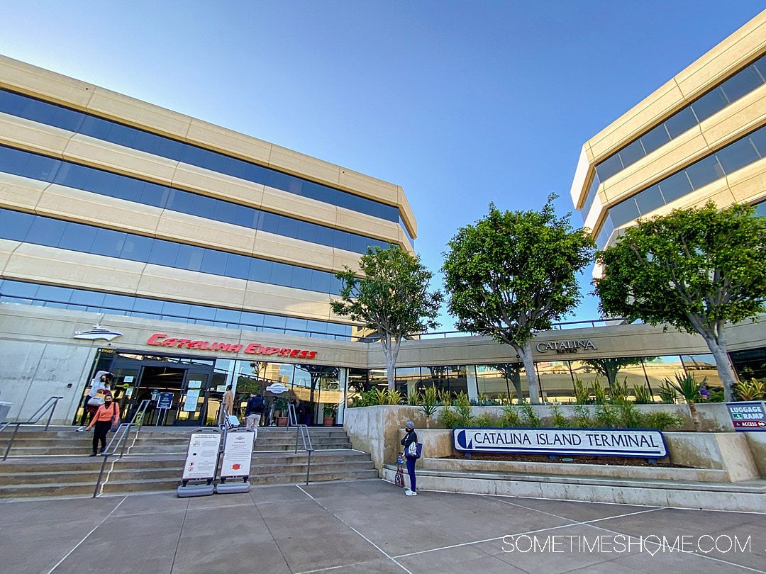 Catalina Express terminal at the port of Long Beach in California.