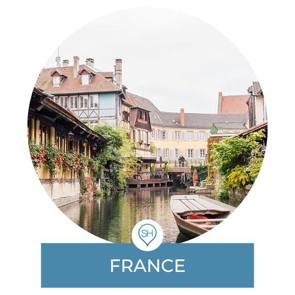 France category post on Sometimes Home travel blog with a picture of Colmar.