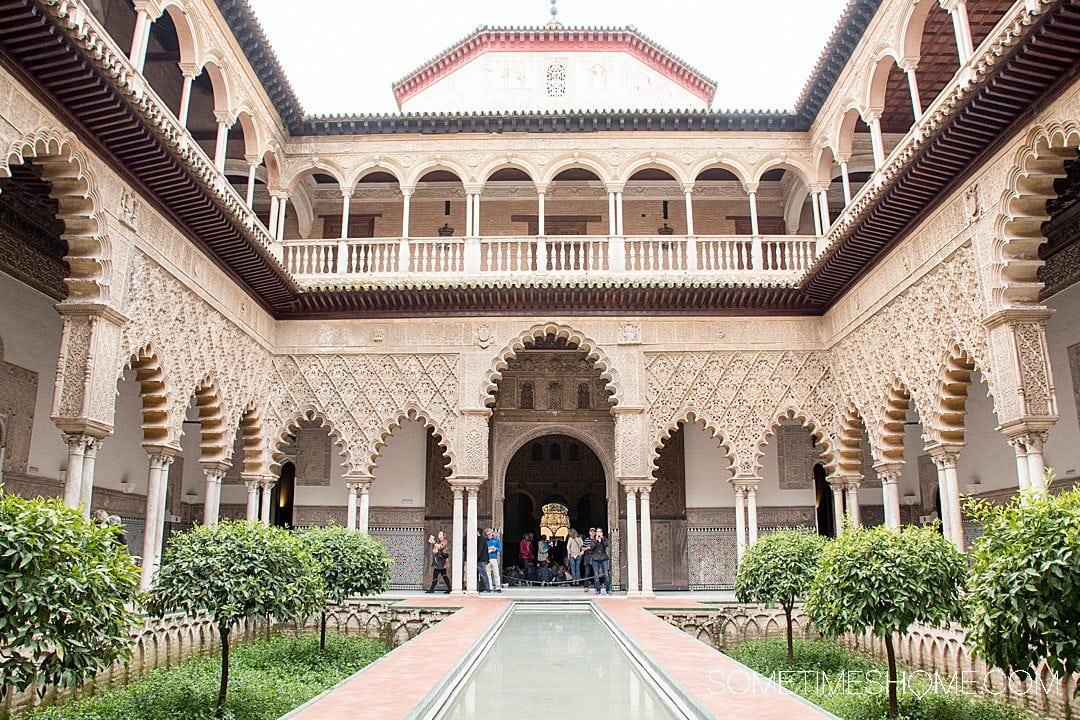 Alhambra Palace in Seville, one of the best cities in Spain. 