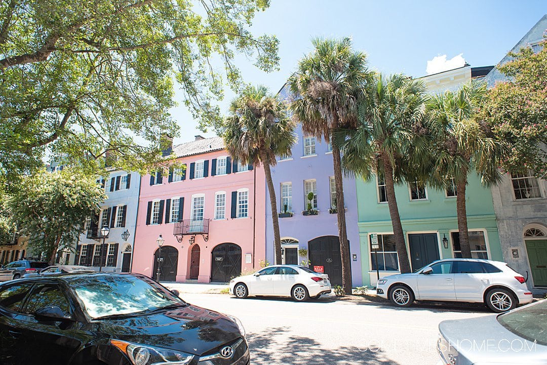 Rainbow Row, one of the not-to-miss things to do in Charleston, SC.