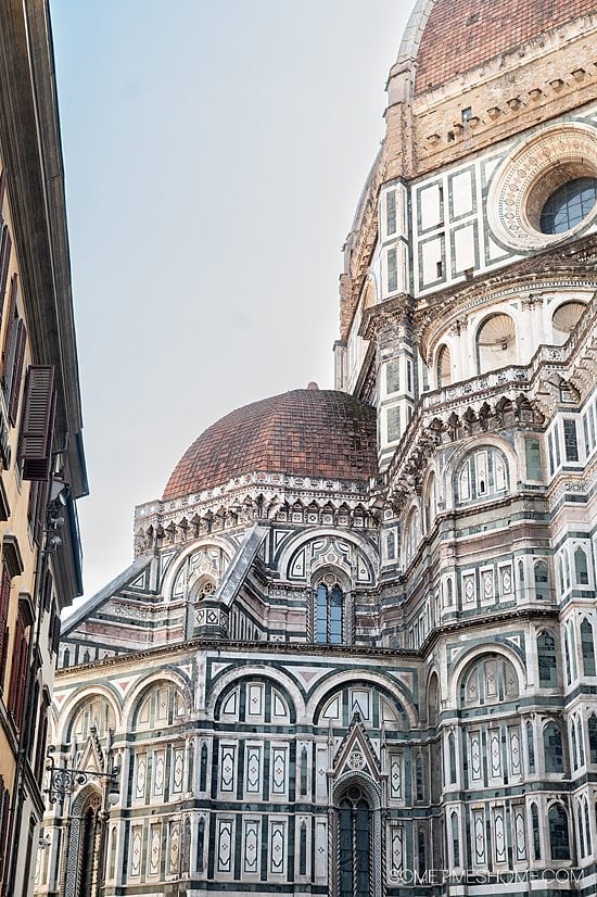 View of the Duomo, famous landmark in Florence, Italy.