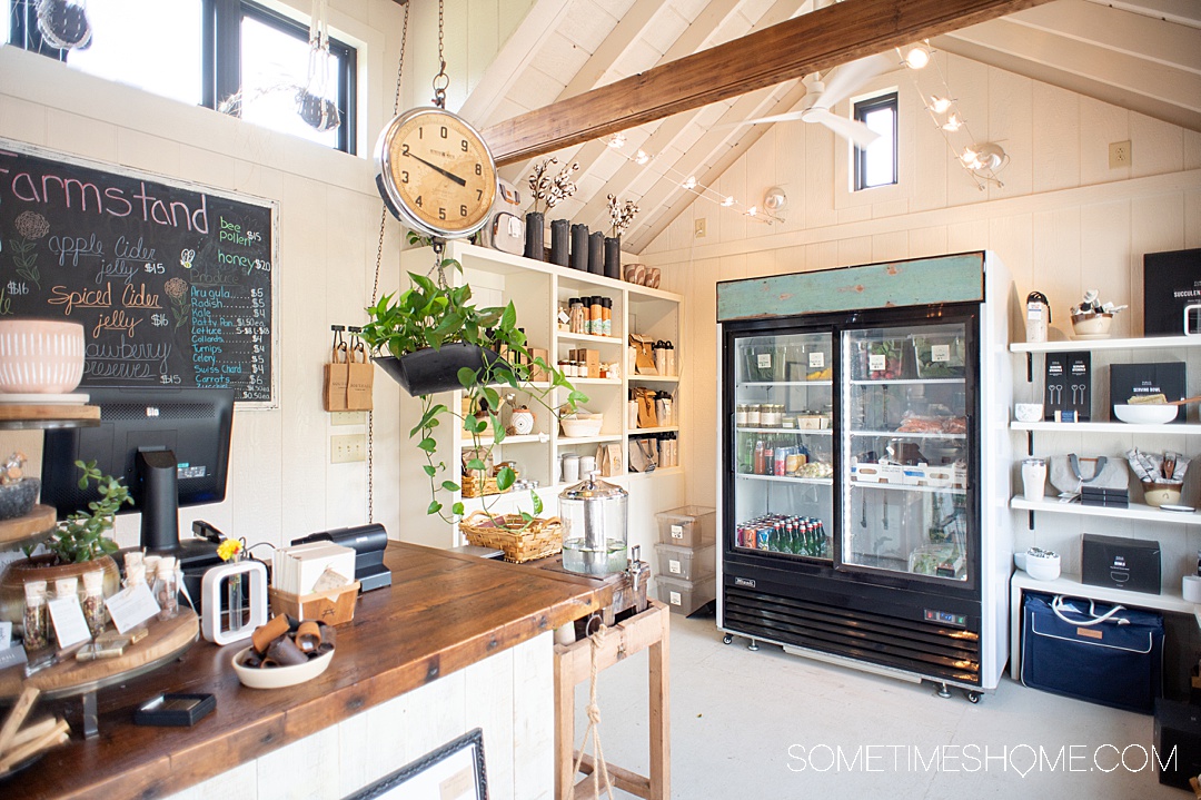 Inside the farmers market at Southall near Franklin Tennessee and Leiper's Fork.